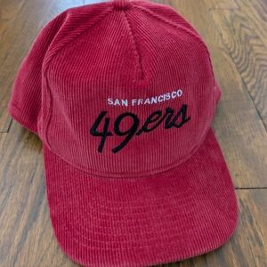Vintage San Francisco 49ers Corduroy Hat